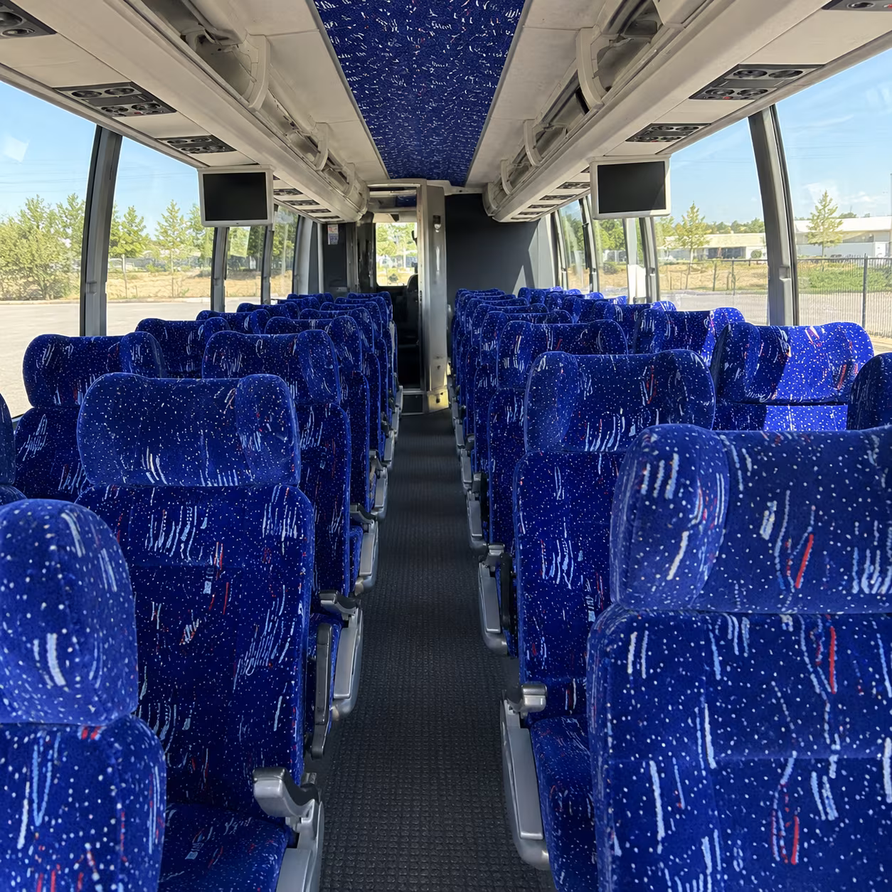 st petersburg charter bus interior