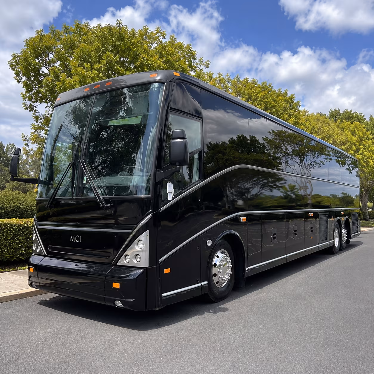 st petersburg charter bus rental exterior